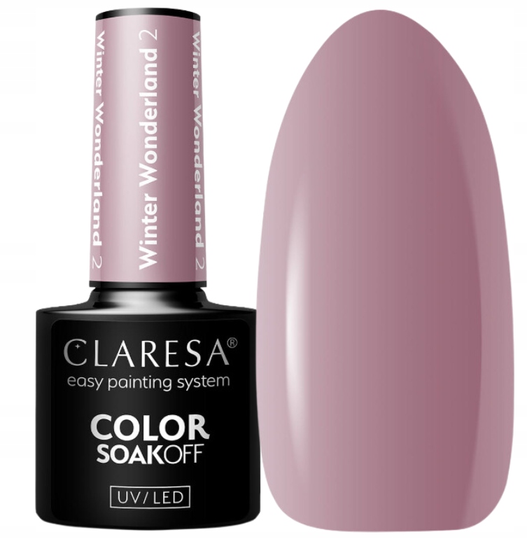 CLARESA WINTER WONDERLAND 2 KOLEKCJA LAKIERÓW CLARESA PUDROWY RÓŻ