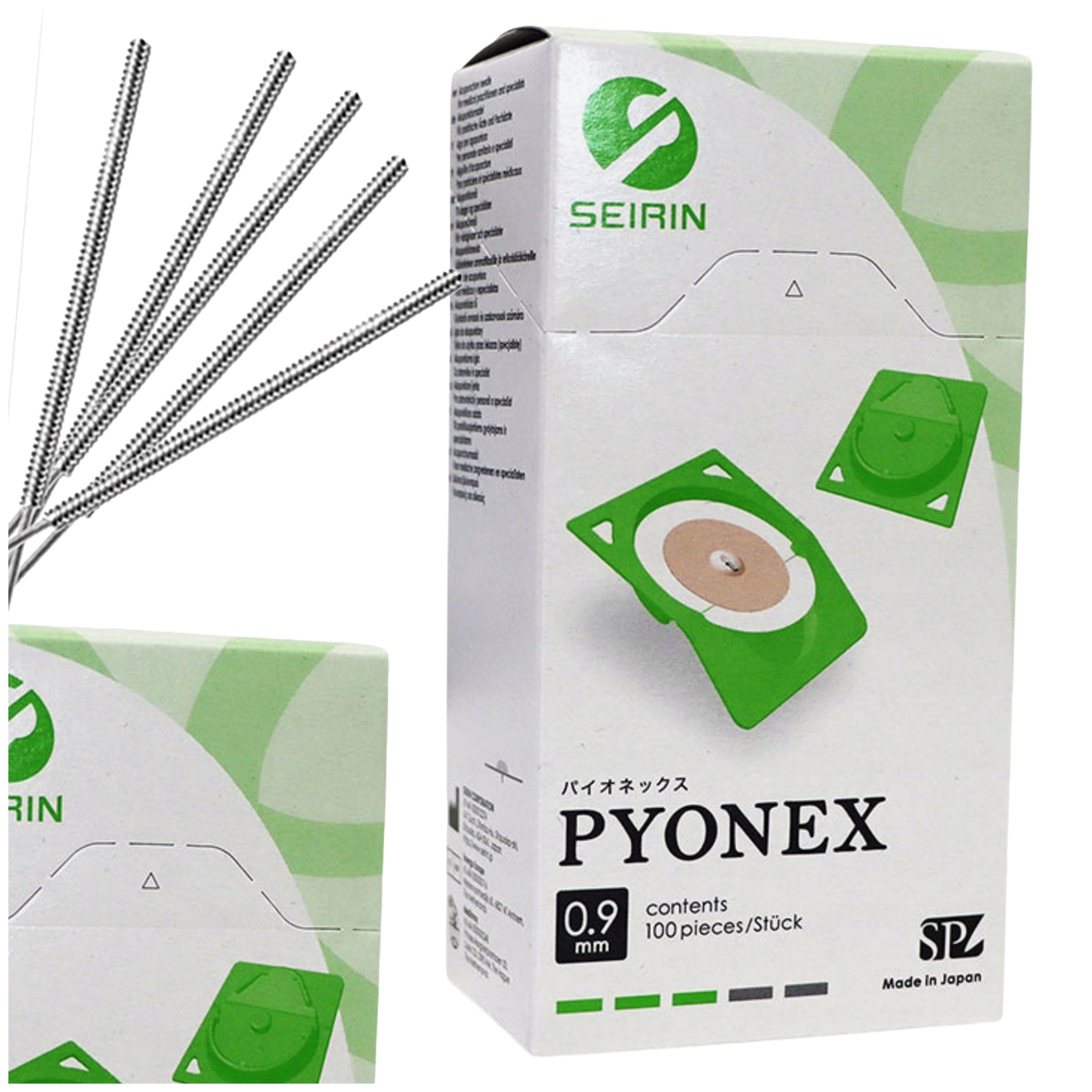 Igły Do Ucha 0,17X0,9MM Stal Chirurgiczna 100SZT Zestaw New Pyonex Seirin