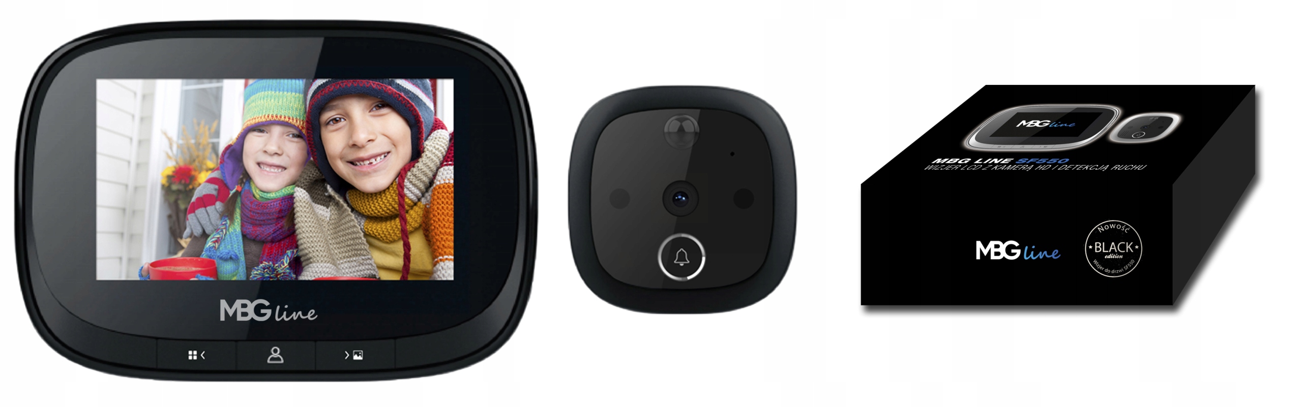 WIZJER LCD ZDJĘCIA DZWONEK JUDASZ CZUJNIK RUCHU HD Rodzaj elektroniczny