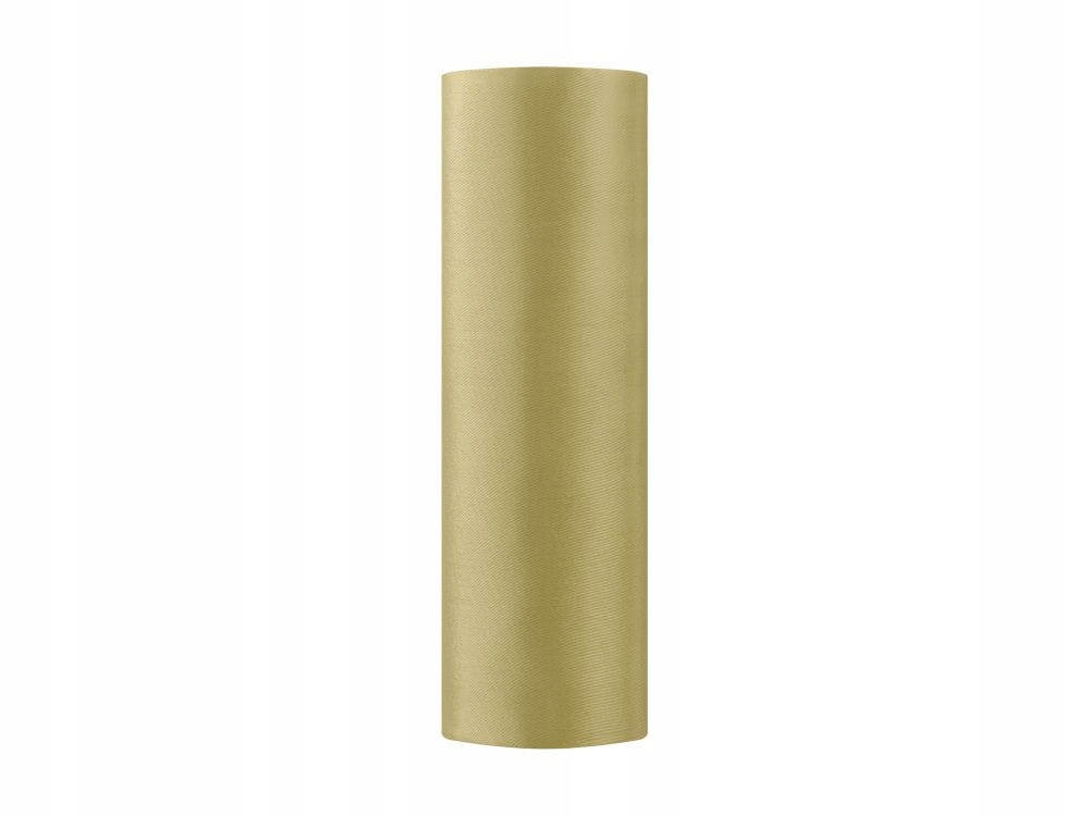 

Satyna złota Materiał na ślub wesele 16cm x 9m