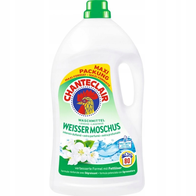 Chanteclair Bílý pižmový gel 80 praní 3,6 l