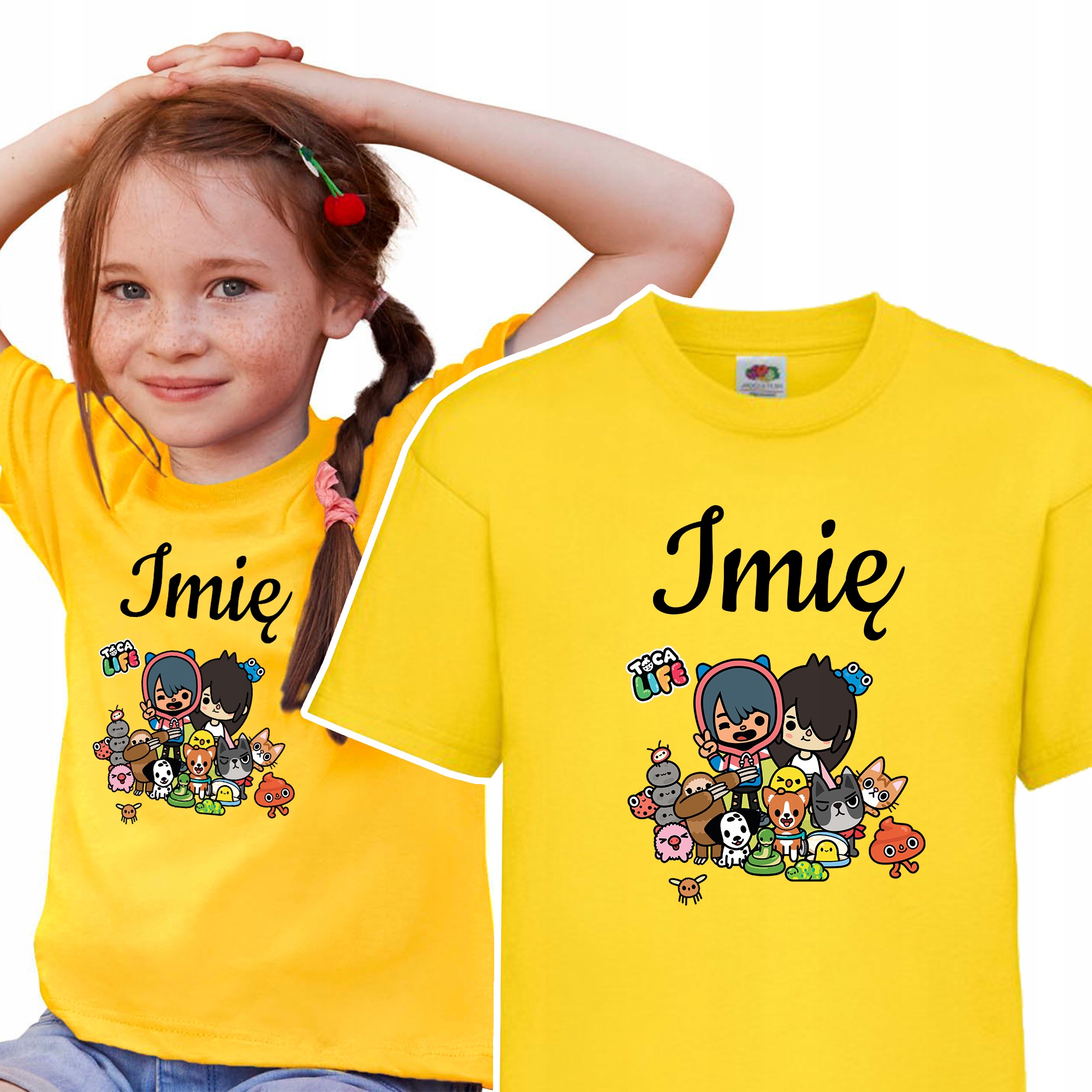 

T-shirt dla Dzieci Toca Boca Własne Imię 122 cm