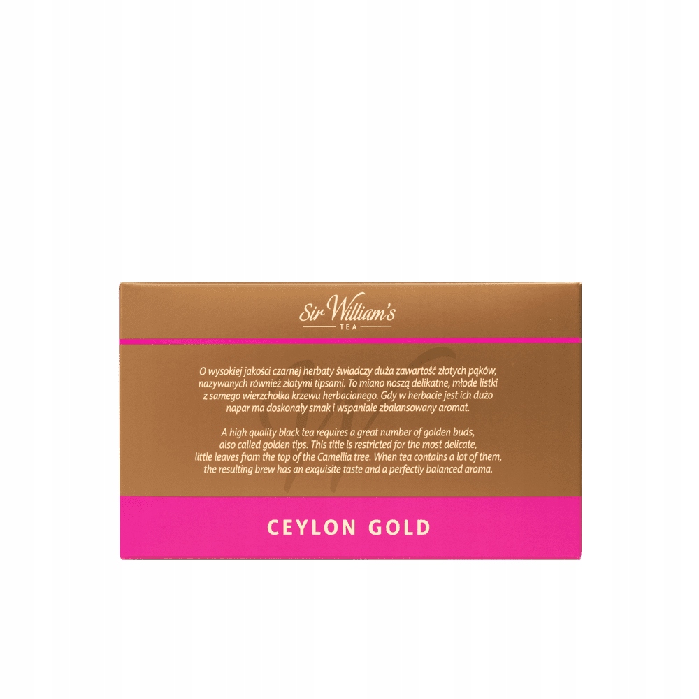 Sir William’s Tea Ceylon Gold 50 sáčků