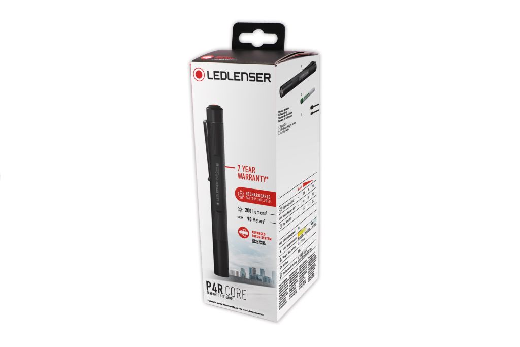 Latarka akumulatorowa P4R Core Led lenser 200 lm Producent code 502177