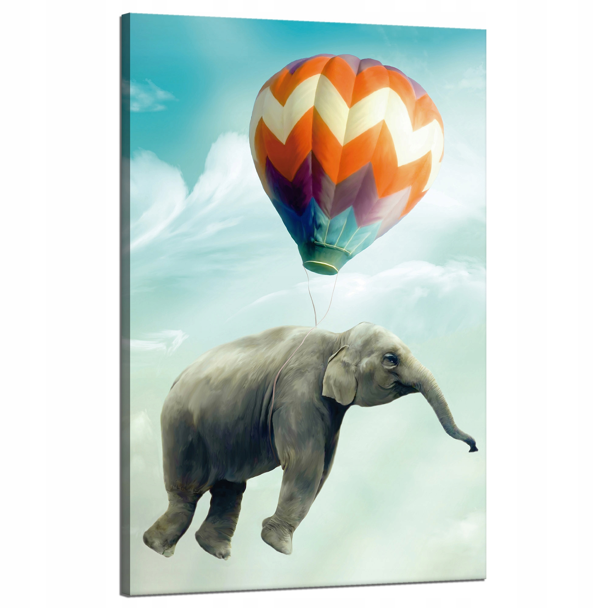 Obraz na plátně Abstrakce Létající slon Umění 50x80 cm