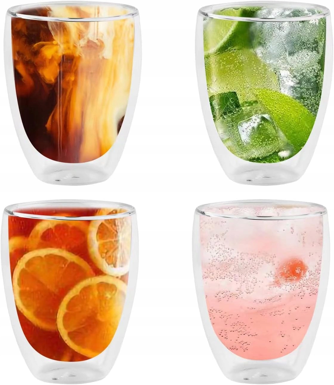 SZKLANKI Z PODWÓJNĄ ŚCIANKĄ TERMICZNE KAWA HERBATA Kod producenta JO289