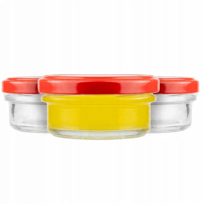 

50x Słoik Słoiczek 65ML Wieczko Miód Dżem Krem