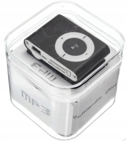 

Odtwarzacz MP3 Klips Słuchawki Karta Sd 8GB Usb