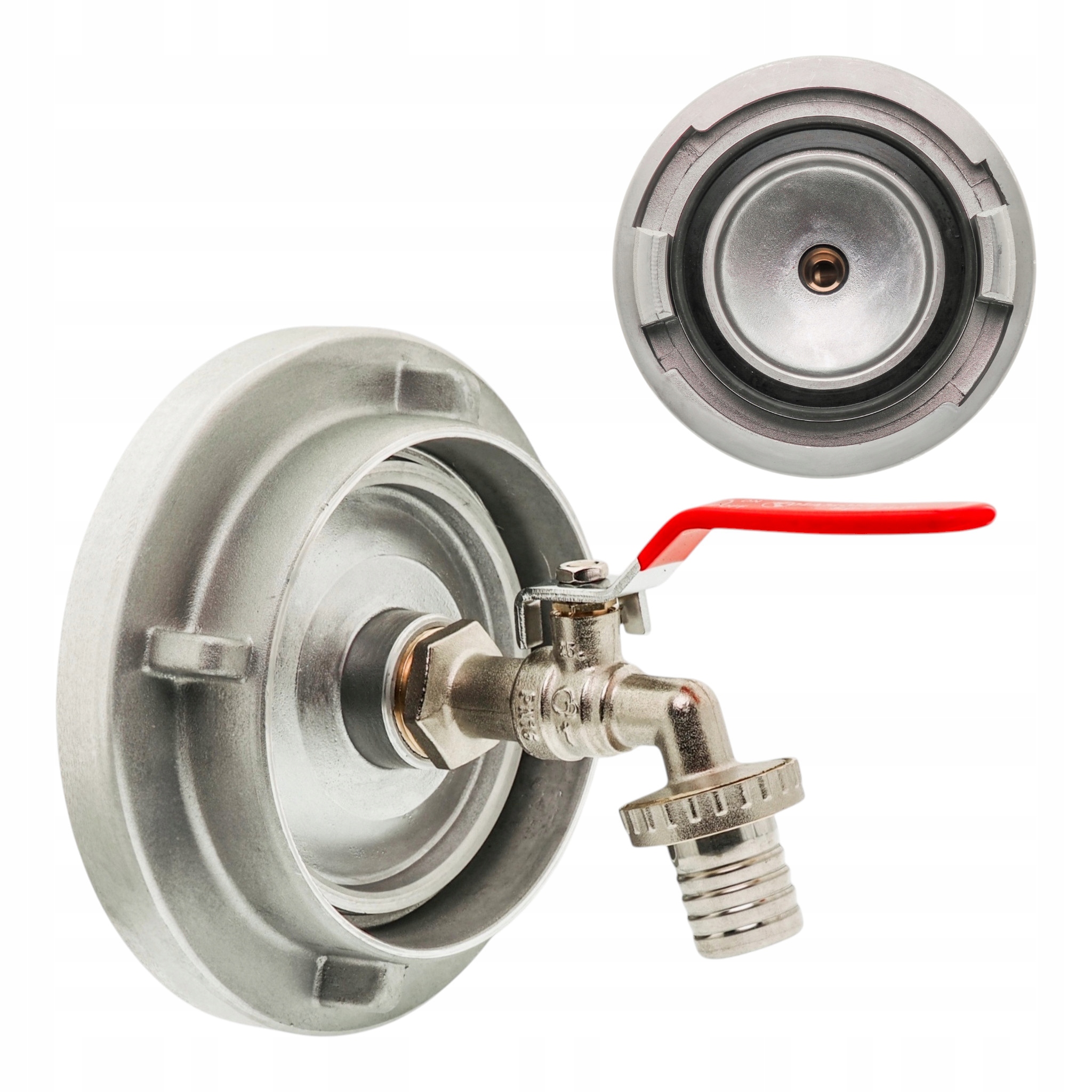 Hydraulická redukce A-110 s kohoutkem pro hadice 1 palec Polský Výrobek