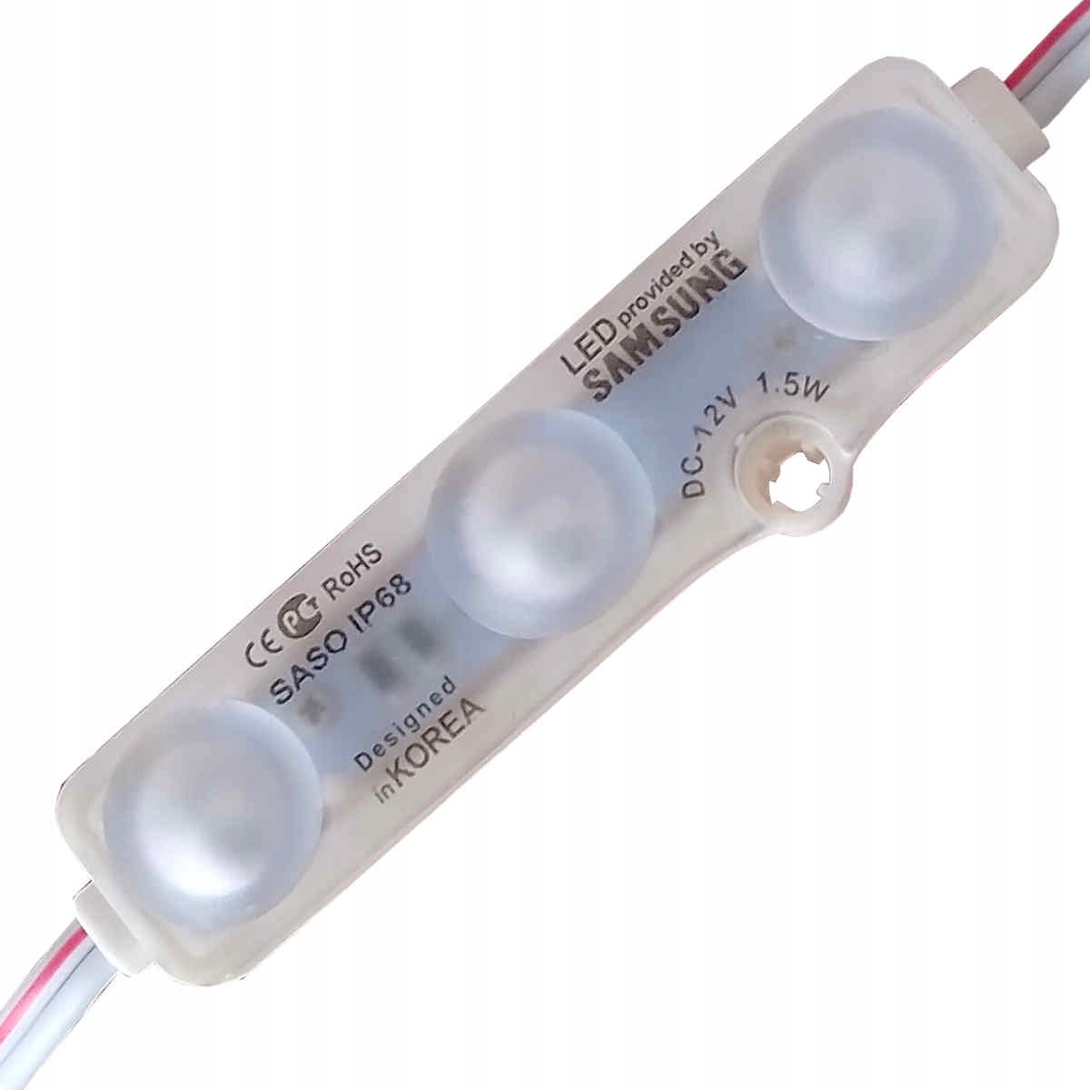 

Moduł Led 5730x3 Biały Zimny Samsung Chip 12V DC