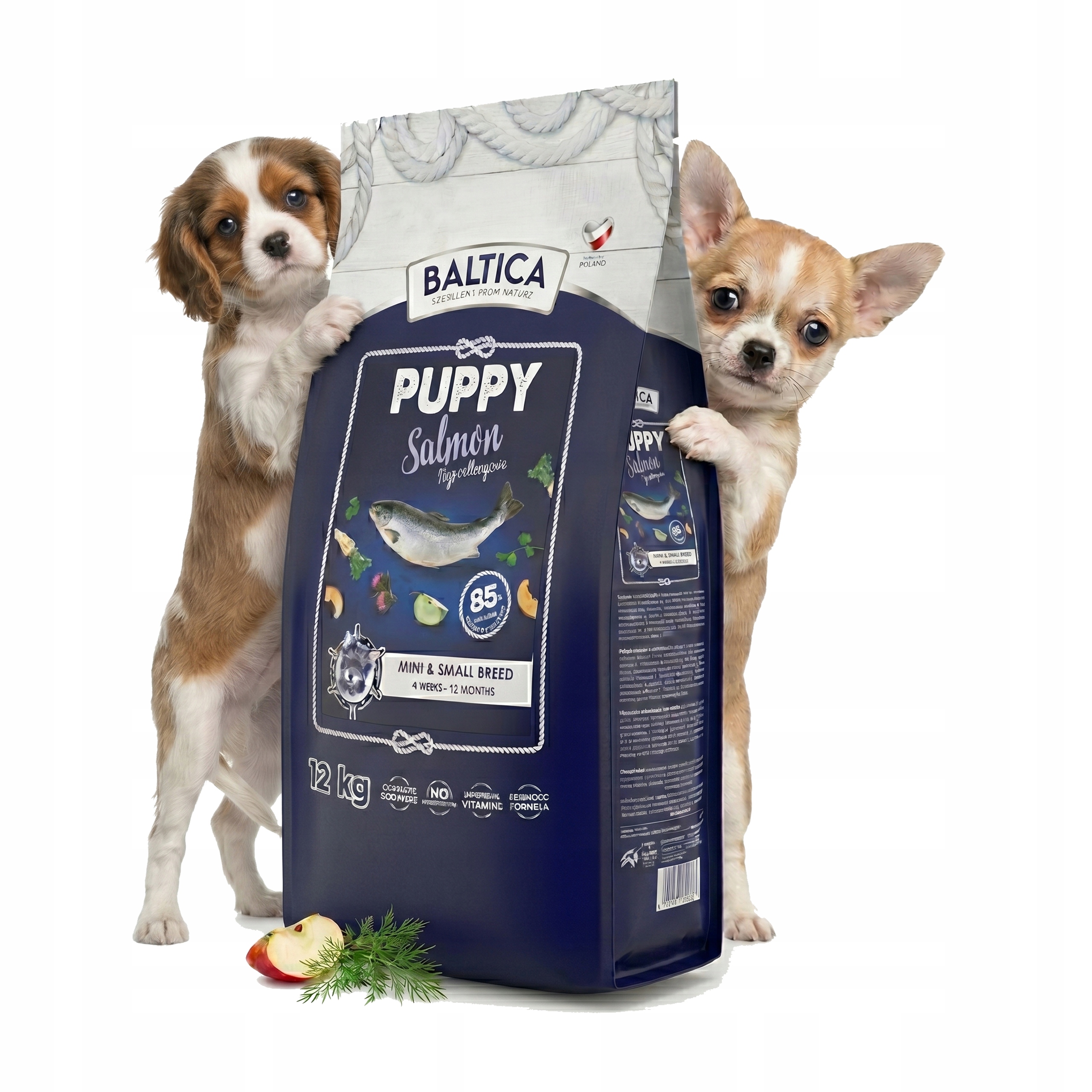 Baltica Puppy Salmon Hypoallergenic Small 12KG Z Łososiem Dla Szczeniąt