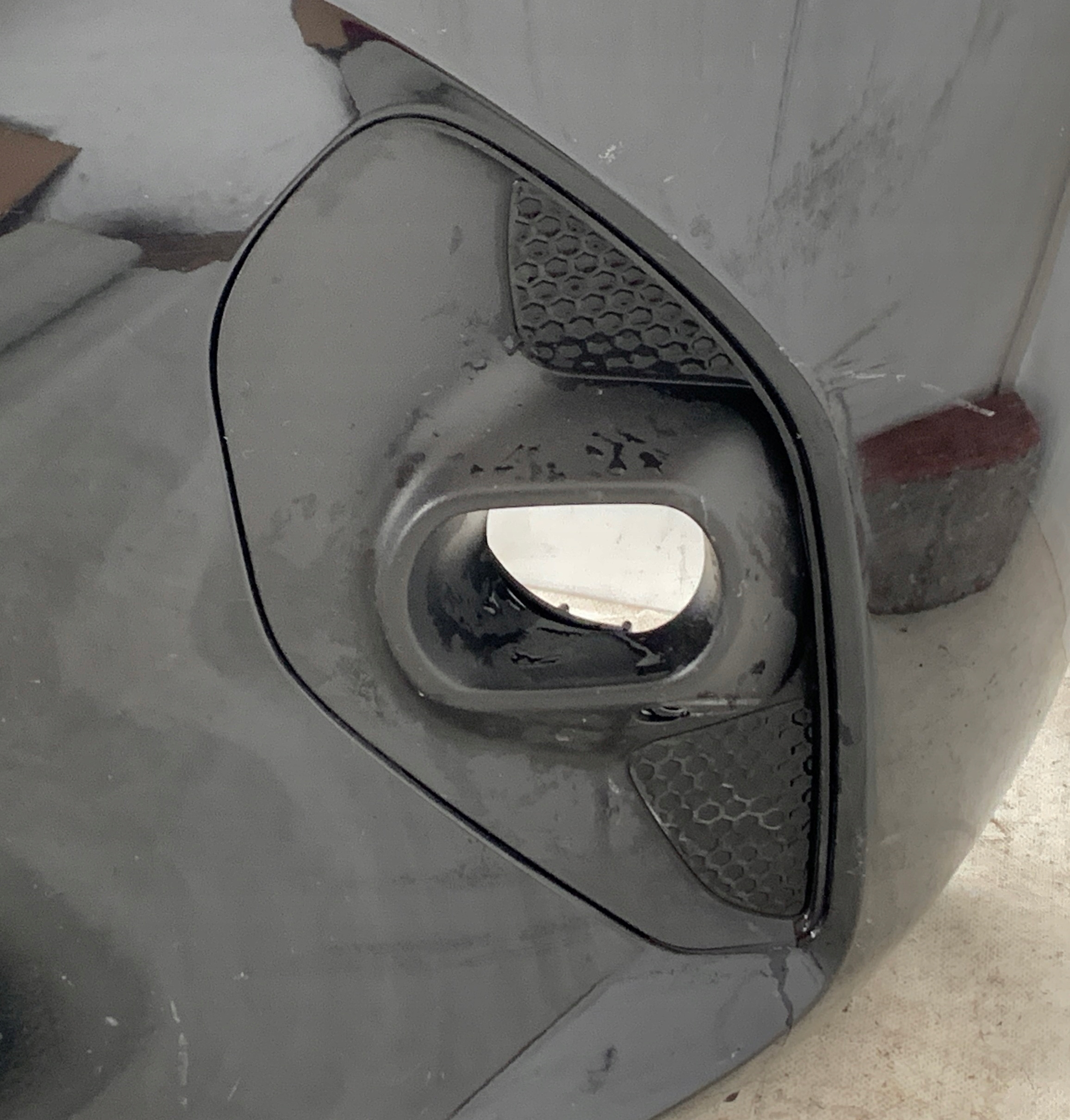 bumper front OPEL CORSA F 19- without OTWOROW