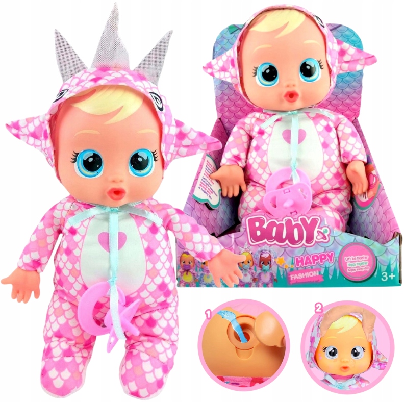 ДЕТСКАЯ КУКЛА 30 СМ, ПЛАЧУЩАЯ СО ЗВУКОМ CRY DOLL