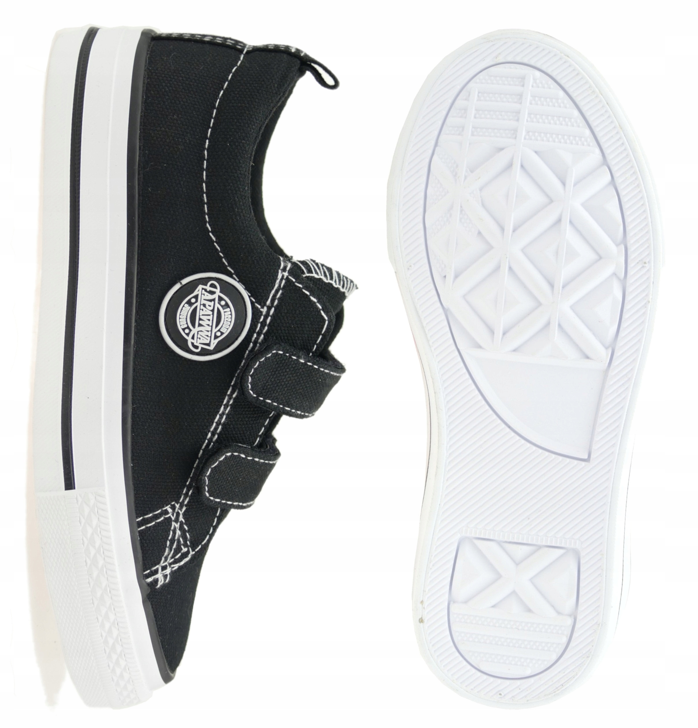 TRAMPKI DZIECIĘCE BUTY SPORTOWE NISKIE TENISÓWKI SZKOLNE NA RZEPY R. 29 Marka Gelteo