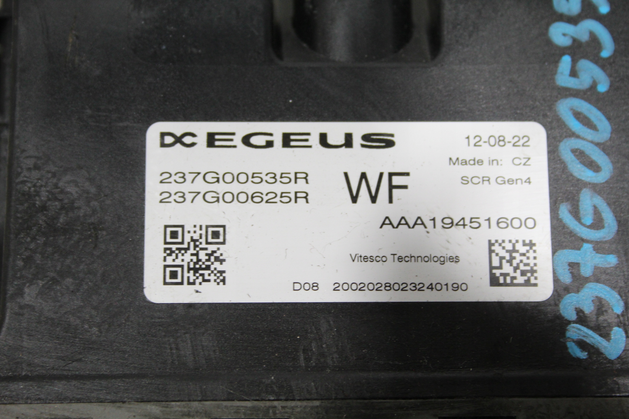 module control unit TRAFIC IV 4 III 3 LIFT 237G00535R