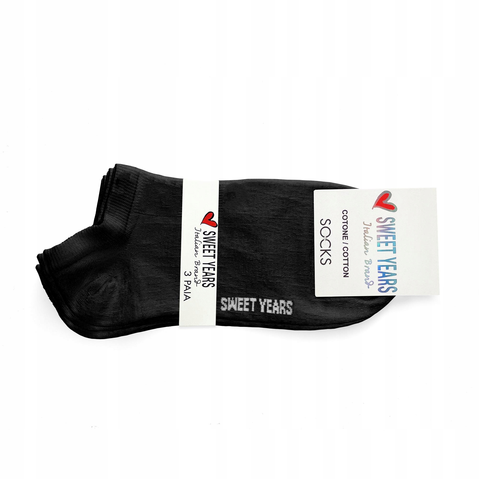 

3 Sztuki Czarne Stopki Sweet Years 40-43