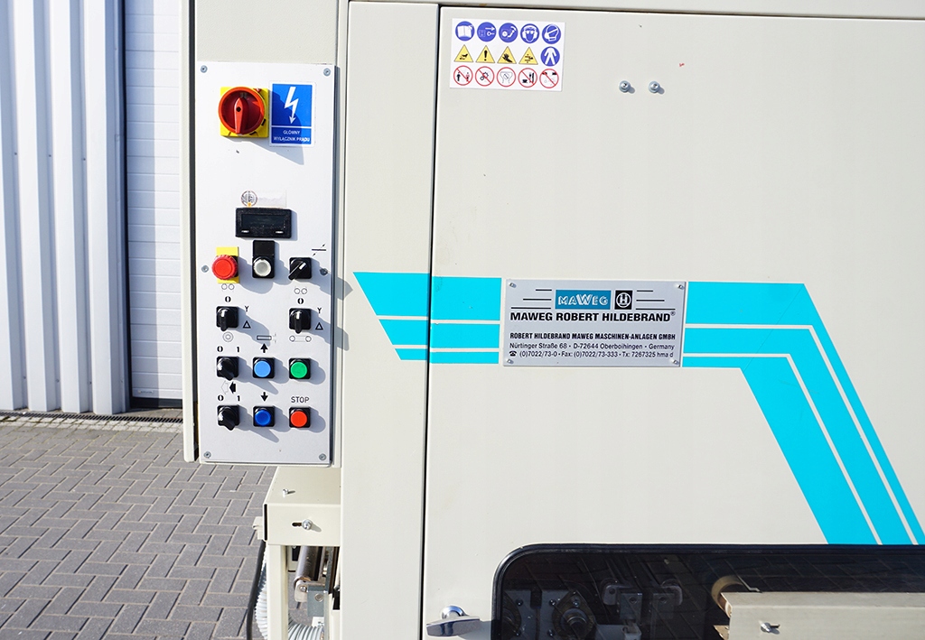 SZLIFIERKA PRZELOTOWA MAWEG SATURN E 2x4kW 2-AGREGATY POSUW: 0,55kW Typ szlifierka