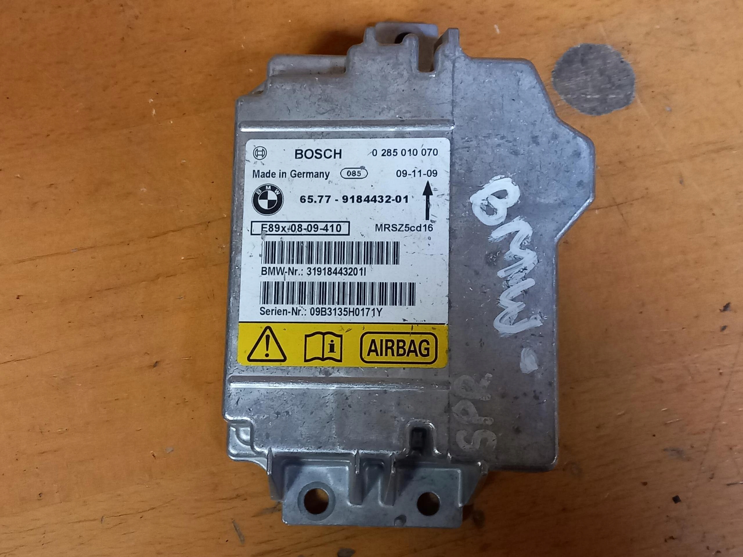 module control unit airbag BMW SERIA 1 E87 E81 9184432 04-11