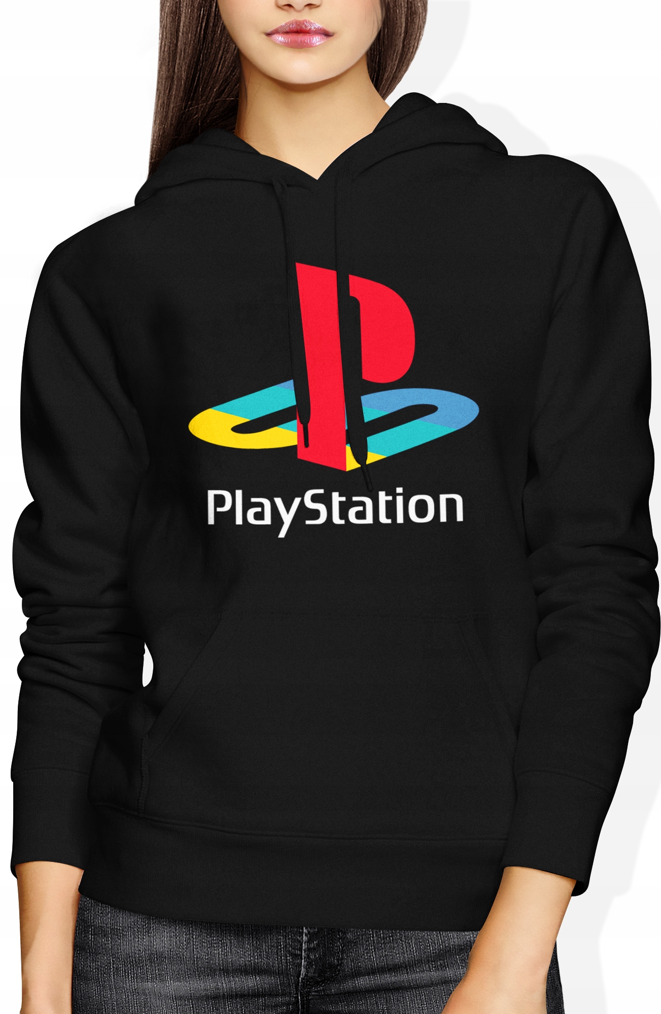 

Damska Bluza Z Kapturem Playstation Ps PS5 R. L