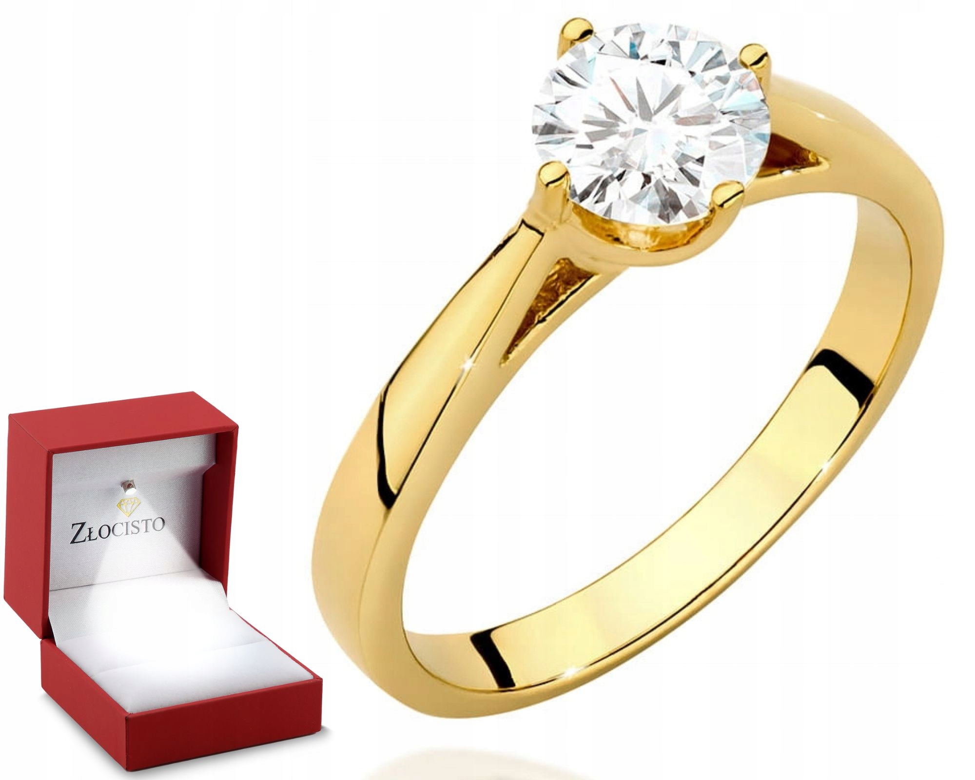 Zlatý Prstýnek S Diamantem 585 Gravírování Bonus