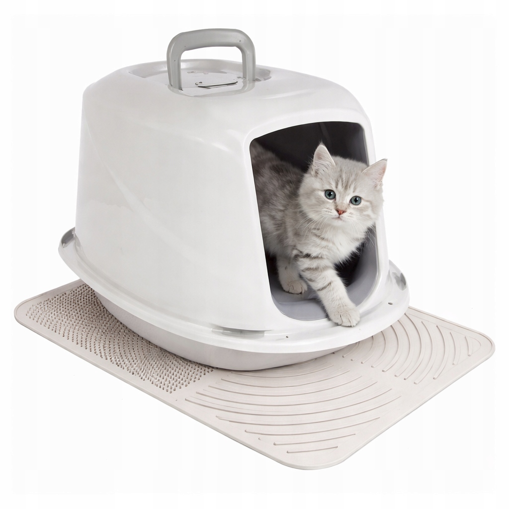 Levně Kočičí Toaleta velká pro kočky s filtrem Galaxy Deluxe s filtrem 57x39,5x38 cm Podložka