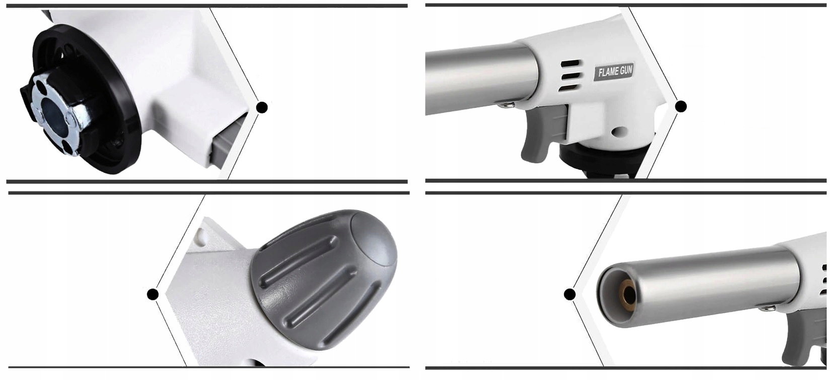 PALNIK GAZOWY kartusze CERAMICZNY lutlampa + 2xGAZ Model 920