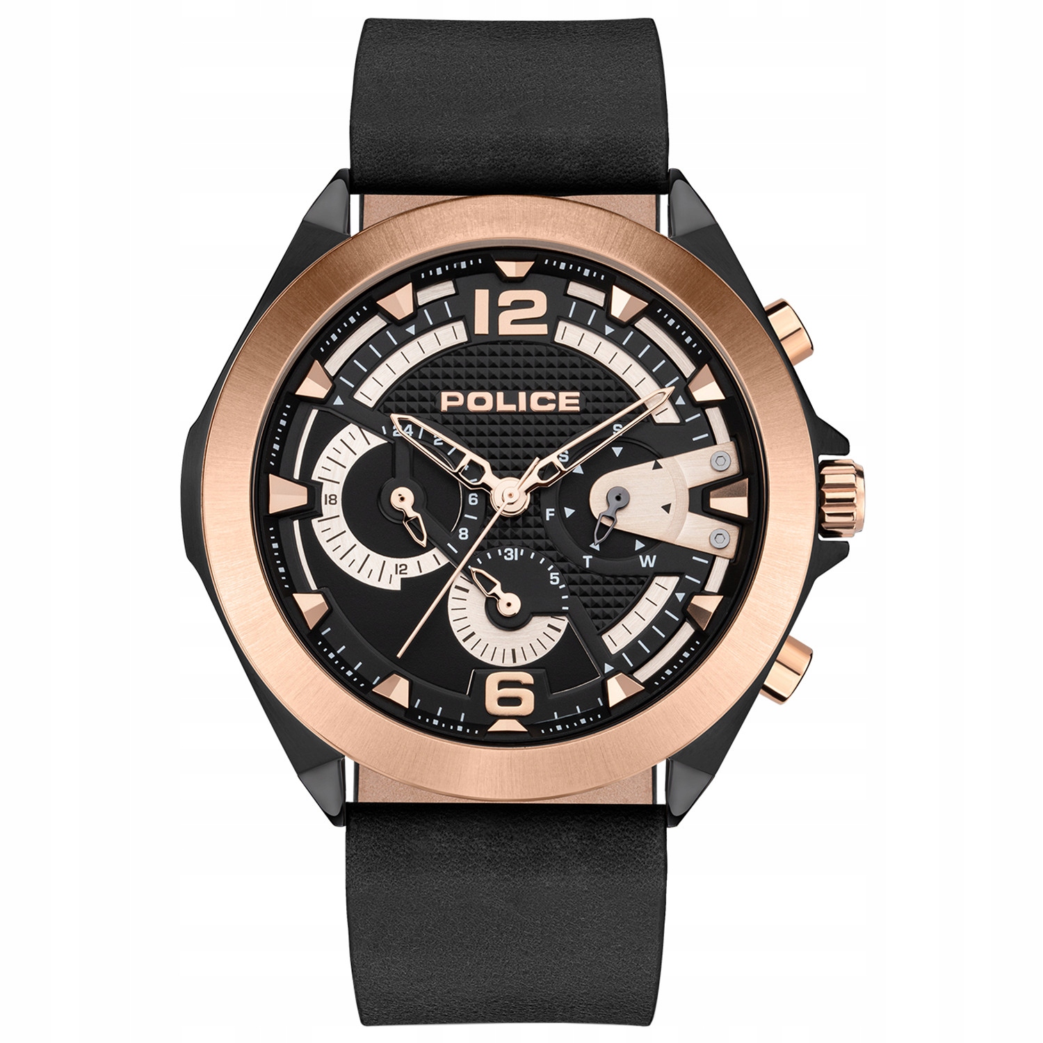 Pánské Hodinky Police PL.PEWJF2108740 černý řemínek