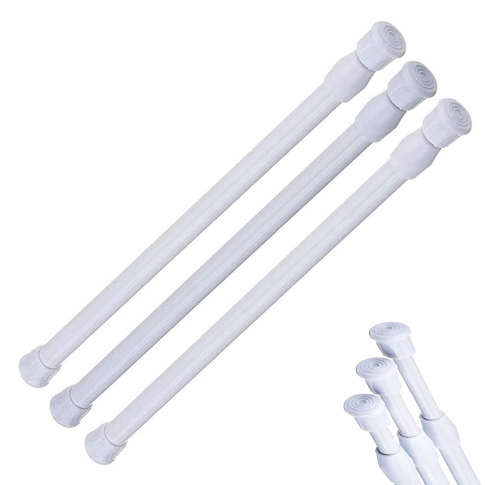

Drążek Teleskopowy Do Szafy Zazdrostka 40-70cm 3x