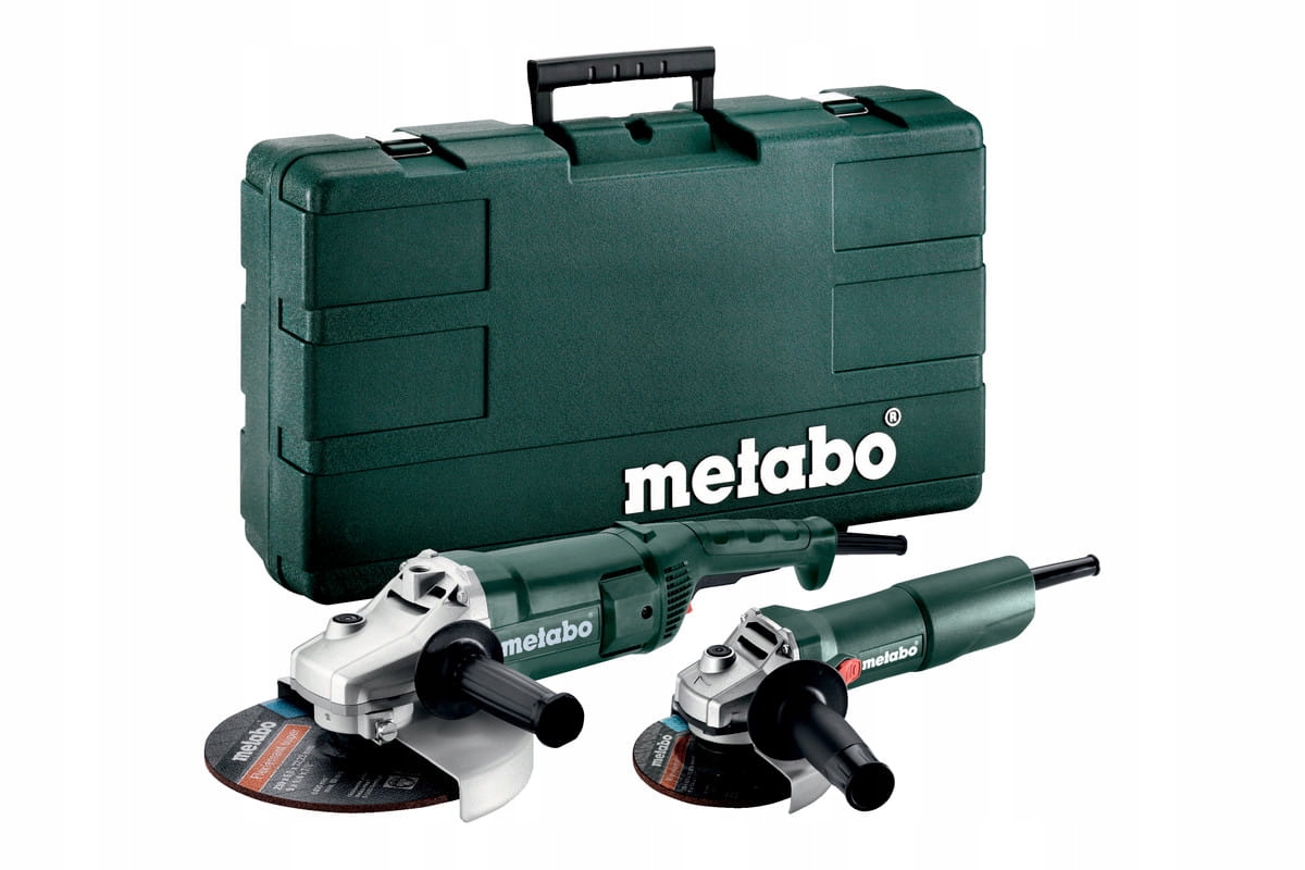 Úhlová bruska 230 mm a 125 mm Combo sada WE2200-230+W750-125 Metabo