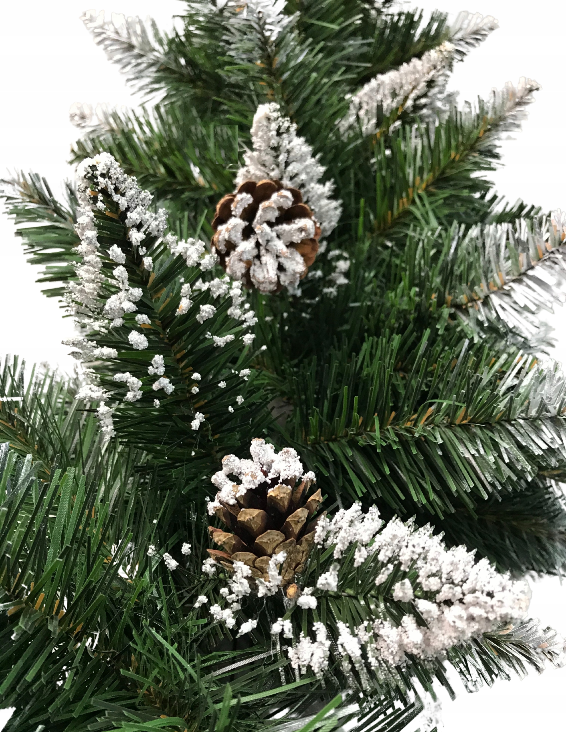 OZDOBA ŚWIĄTECZNA GIRLANDA CHOINKOWA WIENIEC 2w1 Wysokość Do 100 cm