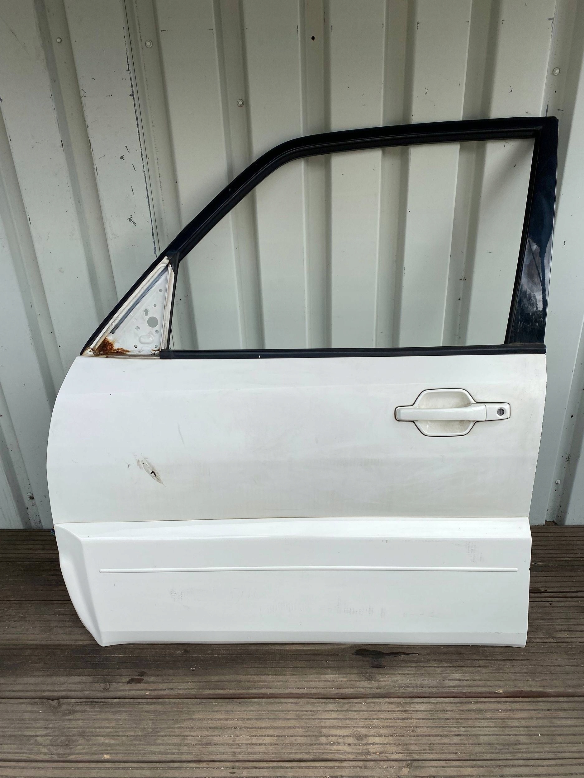 MITSUBISHI PAJERO IV complete door left front front BIALY