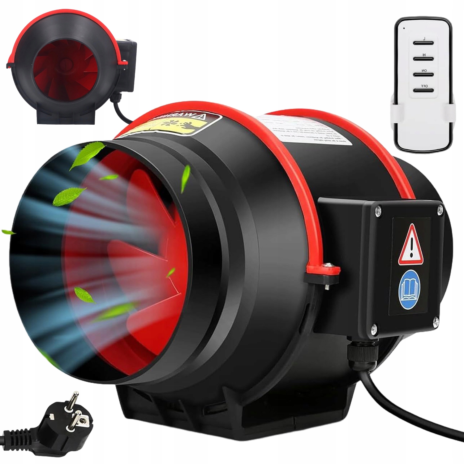 Nastavitelný Koupelnový Kanálový Ventilátor, Tichý, Domácí 40 W, 100 MM