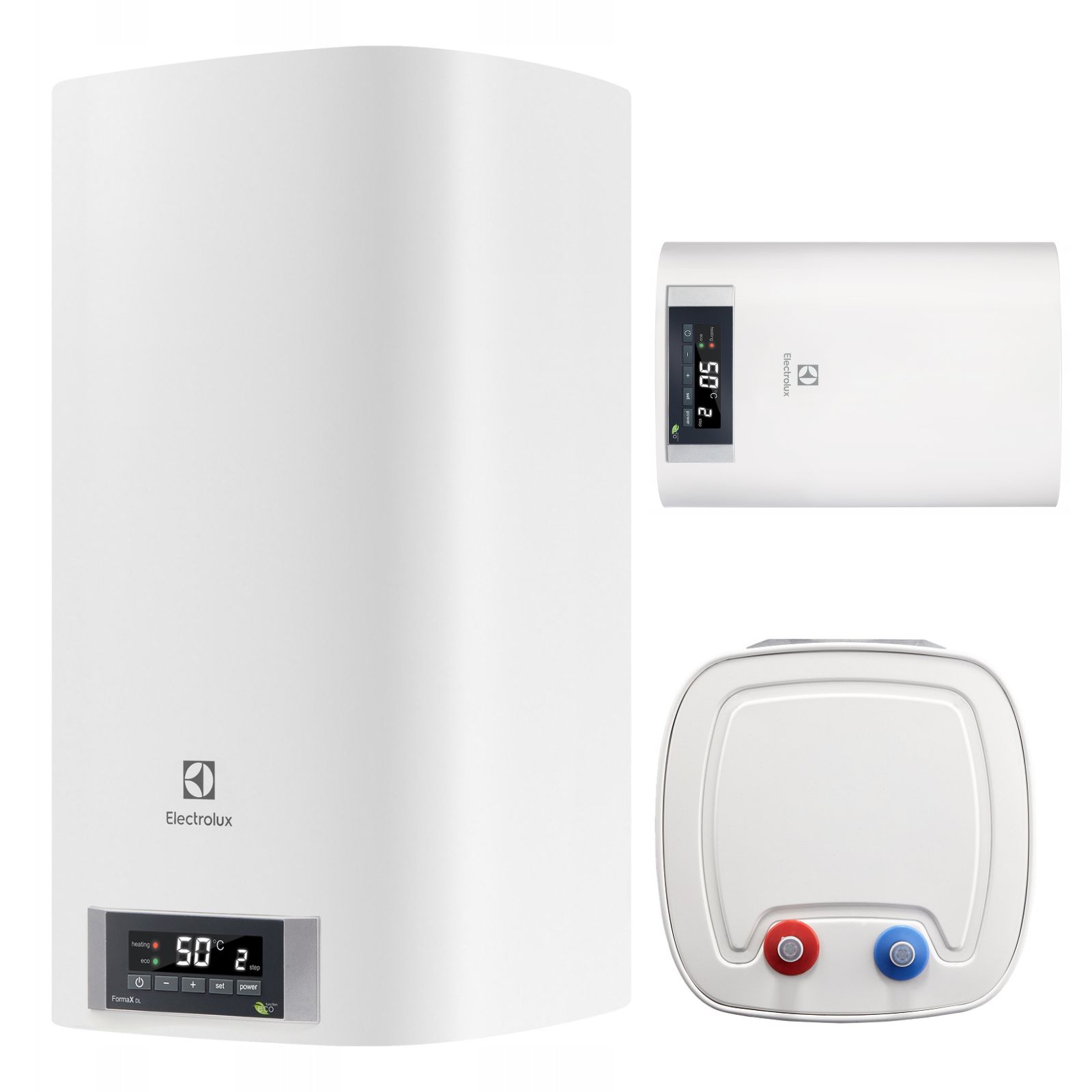 Bojler elektryczny 50L Electrolux Ewh 50 Fmx DL Eec 2000W poziom/pion