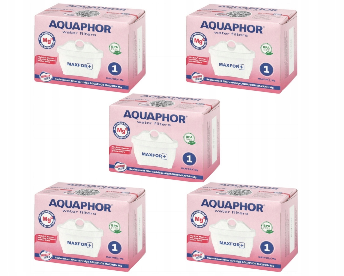 Filtr Wkład filtrujący do dzbanka Aquaphor Maxfor+ Mg 5 szt.