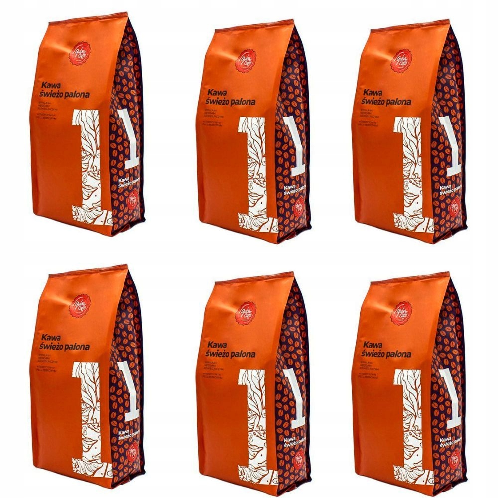 Levně Káva zrnková Quba Caffe No. 1 80% Arabica káva sada 6 kg