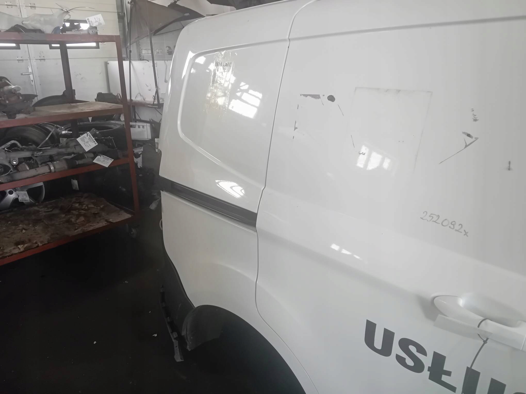 LONGHERONE parafango Destra posteriore FROZEN WHITE FORD TRANSIT COURIER
