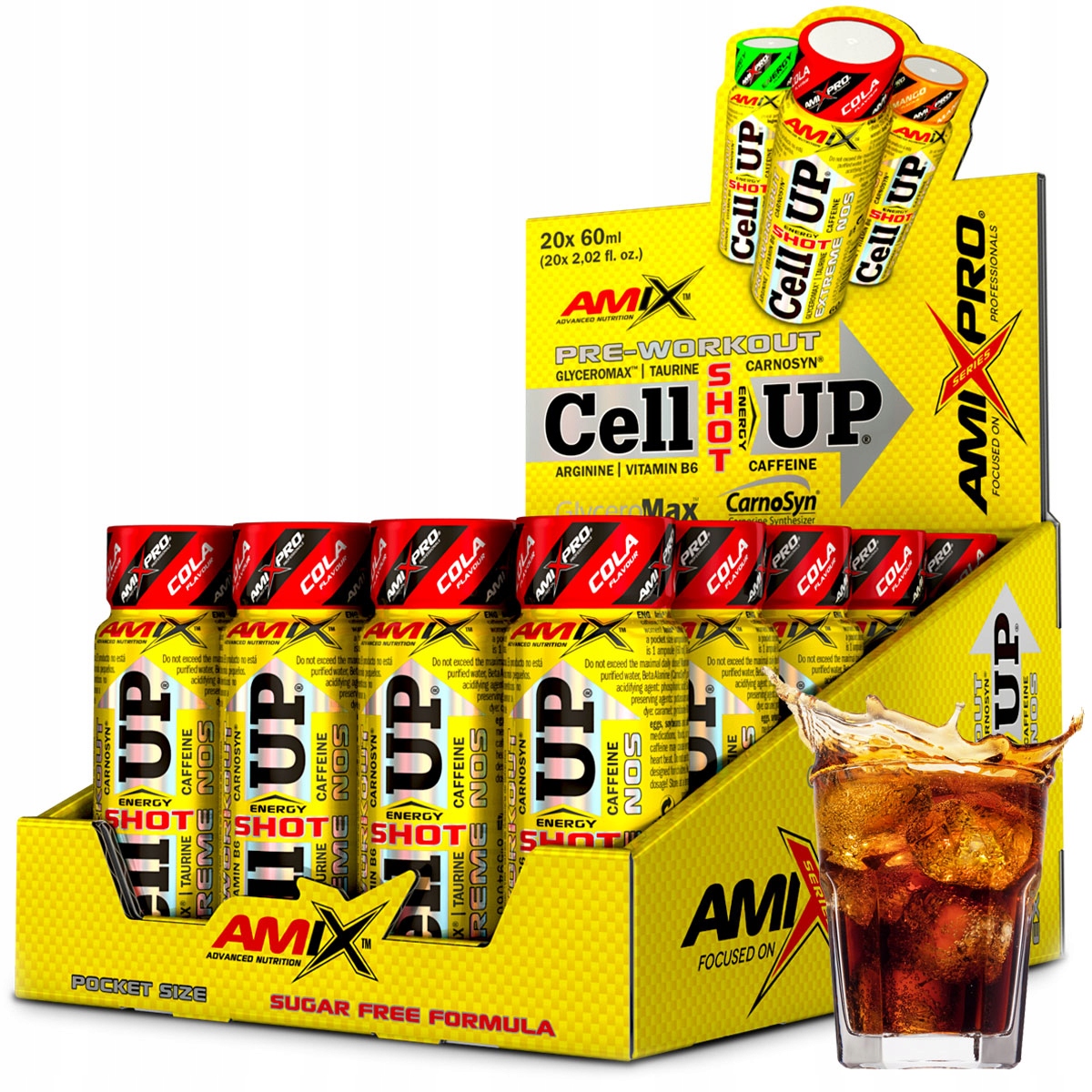 Předtréninkovka doplněk stravy 60 ml kofein 250 mg beta alanin