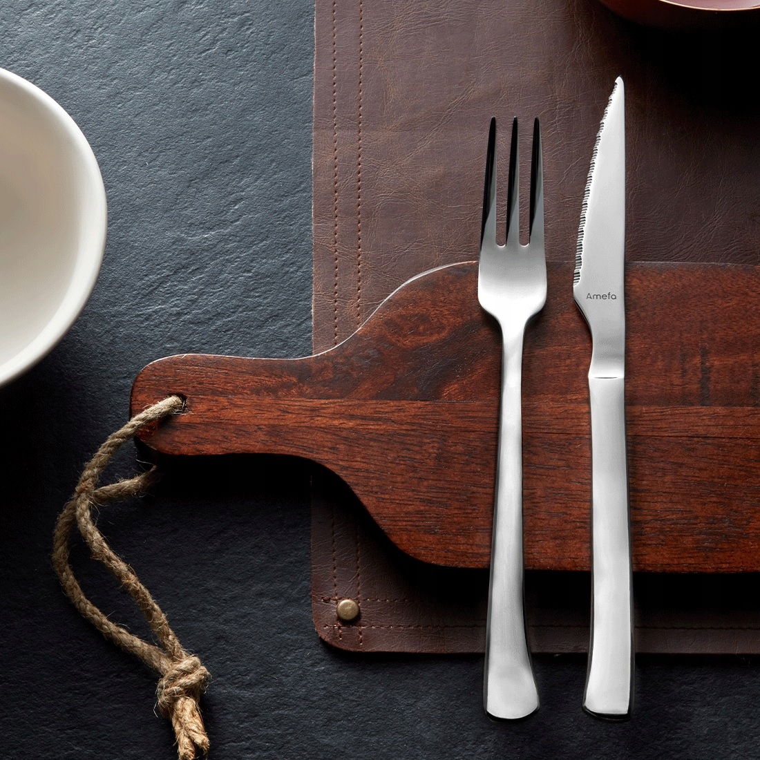 MAS24 WIDELEC STEKOWY DO STEKÓW AMEFA CHULETERO stal 18/10 20,2cm Kod producenta 8711155152484