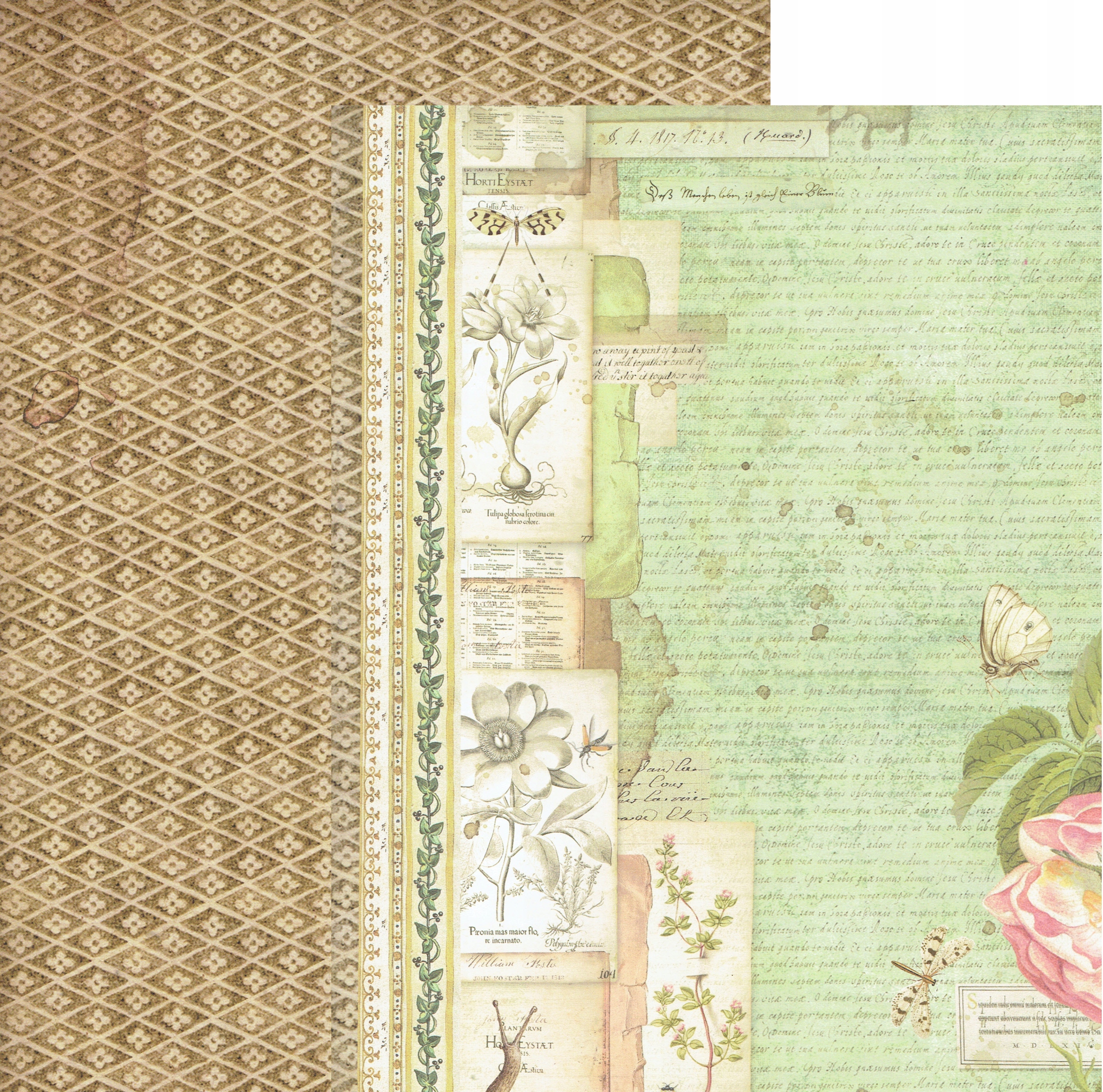 Papier do scrapbookingu 30,5x30,5 cm 4 ark. nr 57