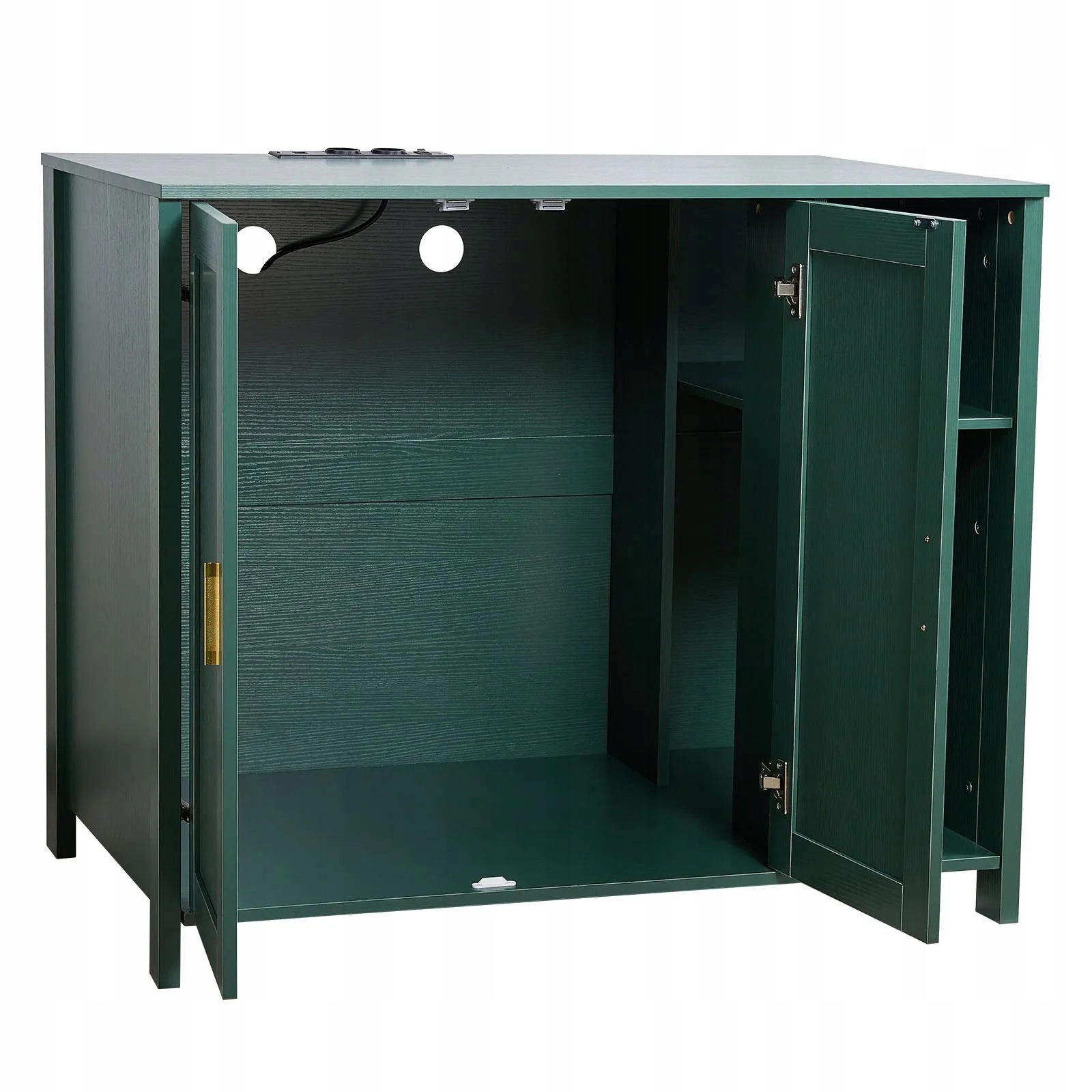 Skriňa mačacia toaleta 1050 x 680 x 885 mm, výkonná, prémiová zásuvka, zásuvka P2 Eu