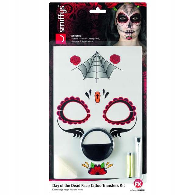 

Makeup Day od the Dead cukrowa Czaszka makijaż