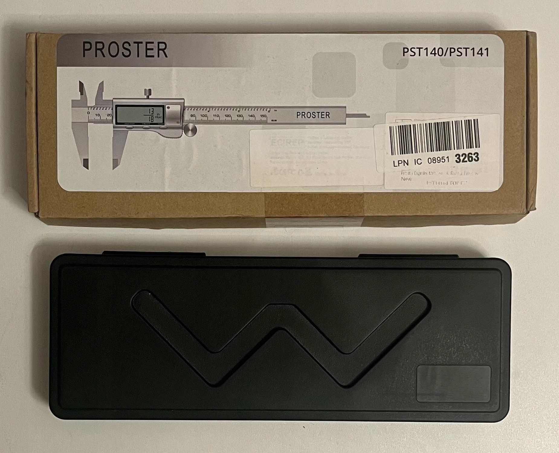 PROSTER Cyfrowa Suwmiarka 150mm 6 Cal Elektroniczna Stalowa Miernik — miniatura 12