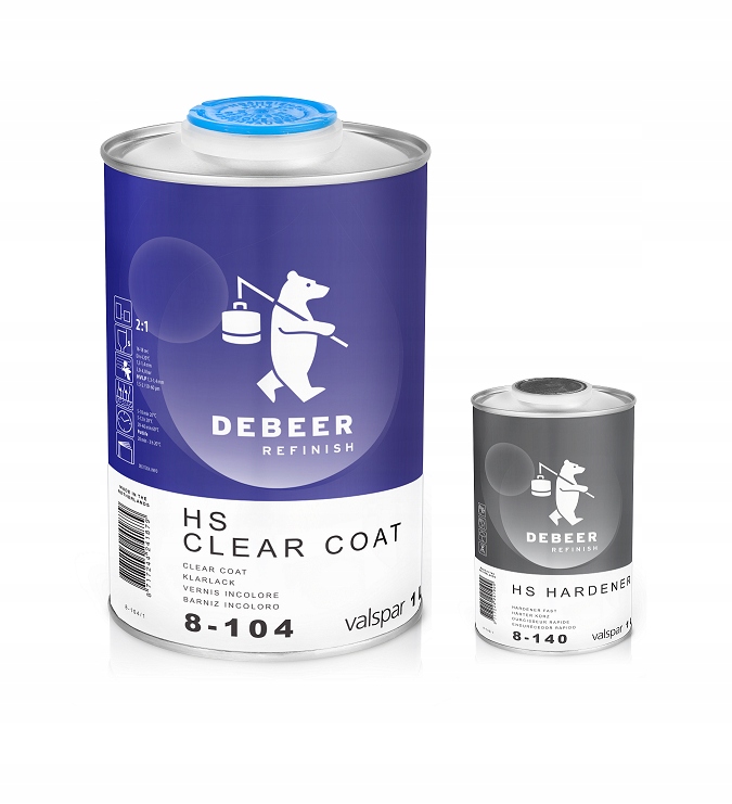 

Debeer 8-104 Lakier Bezbarwny 1,5L Komplet Szybki