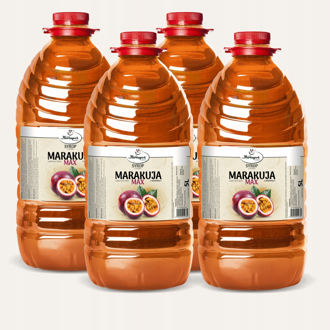 Herbapol Syrop Marakuja Max Z Witaminą C 5l