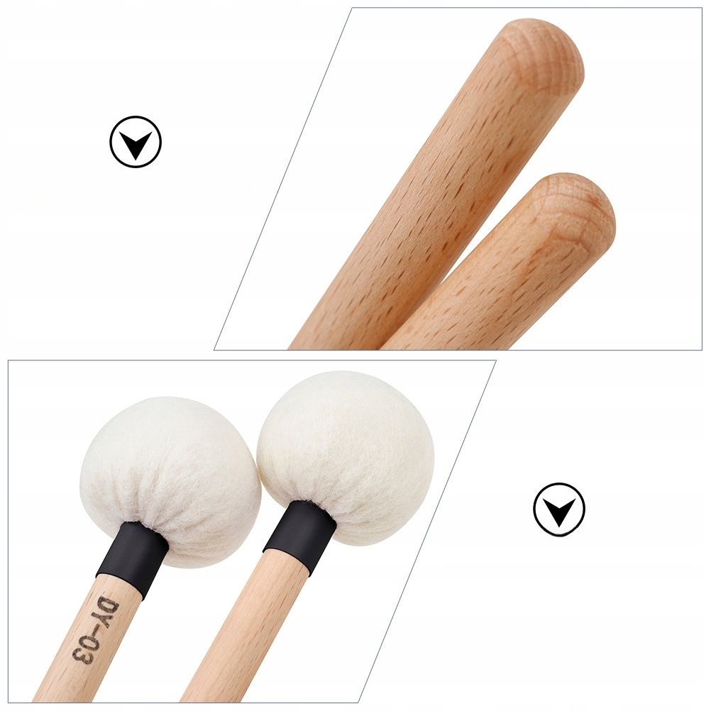 PAŁECZKI ĆWICZENIOWE DO AKCESORIÓW DO INSTRUMENTÓW PERKUSYJNYCH MALLETS PERKUSYJNE TIMANIE Przeznaczenie perkusyjne