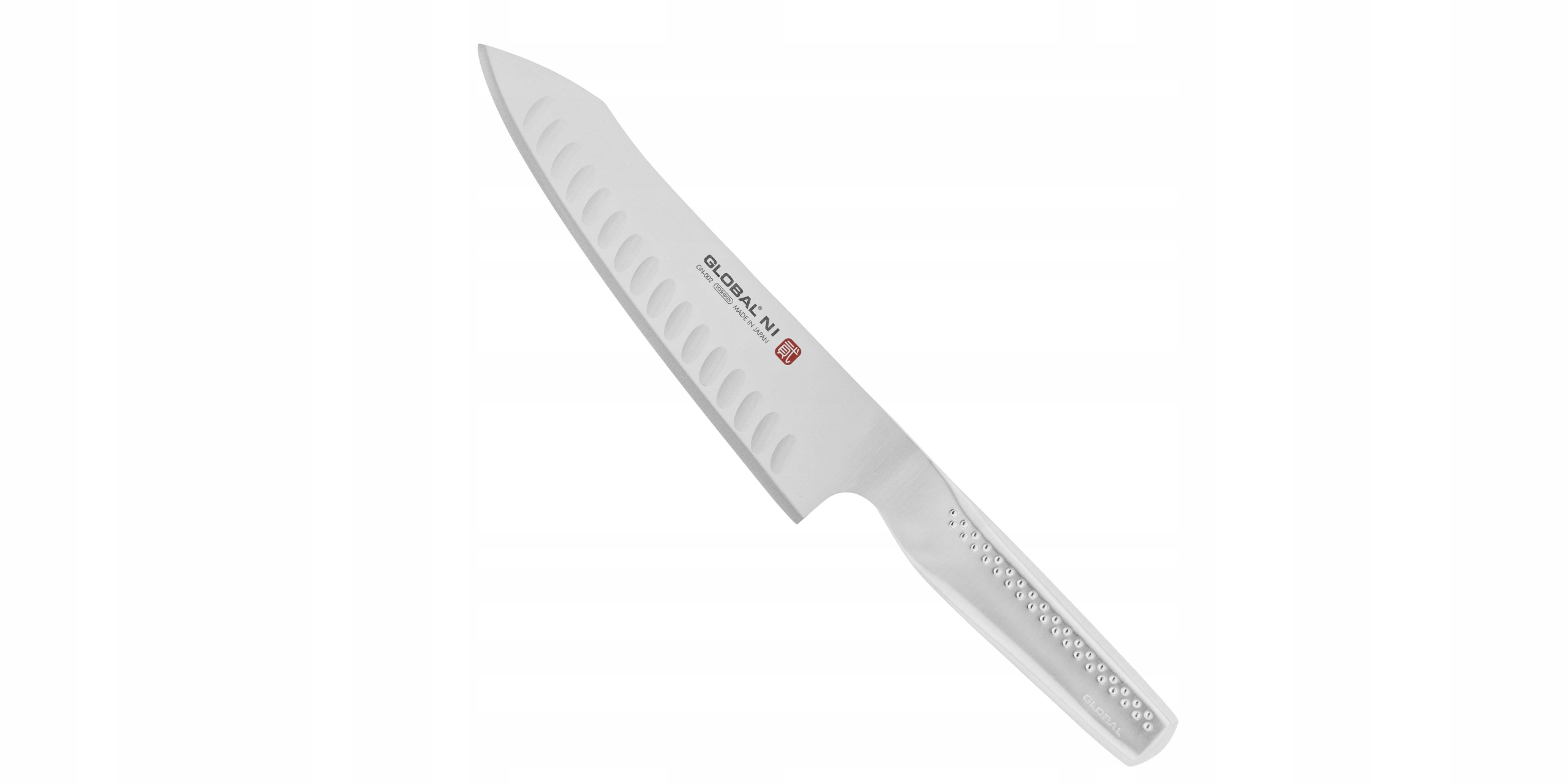 Global Ni Orientálny kuchársky nôž 20 cm drážkovaný