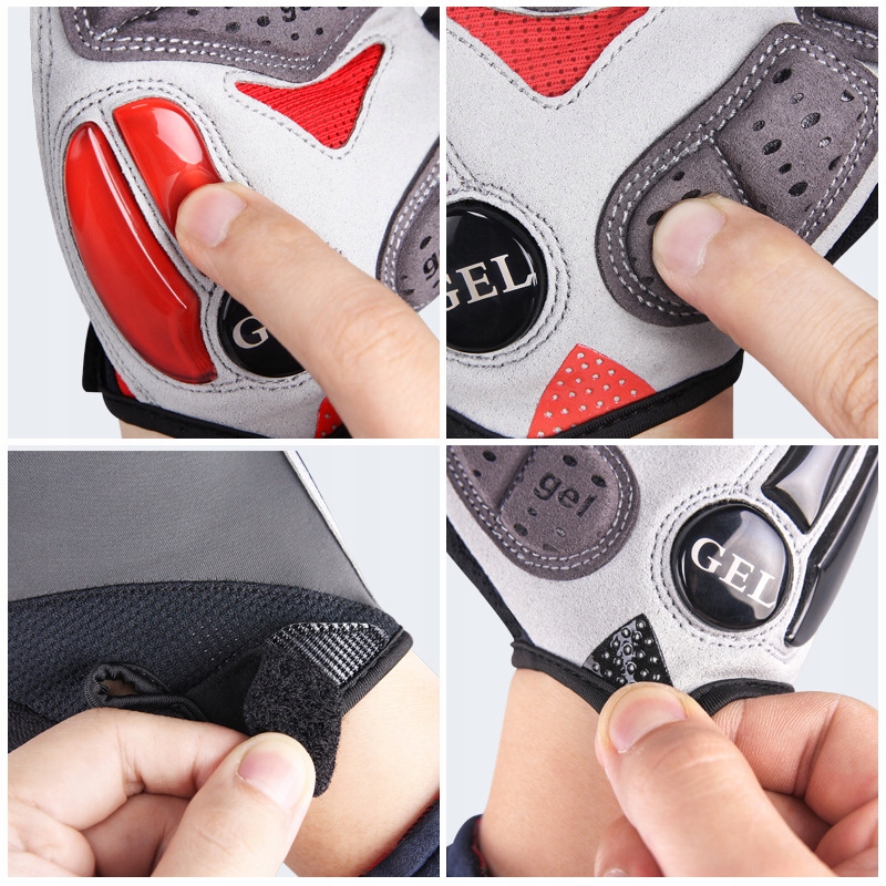 Rękawiczki Rowerowe GIYO Niebieskie Żelowe Bez Palców Męskie Damskie S Kod producenta S10