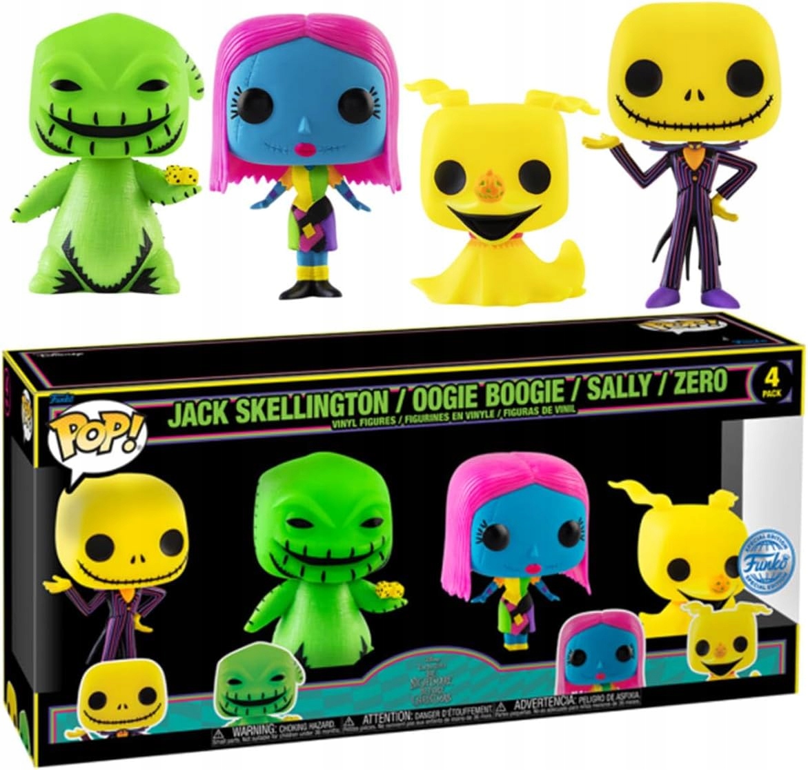 Funko Pop! Nightmare before Christmas 4-Pack