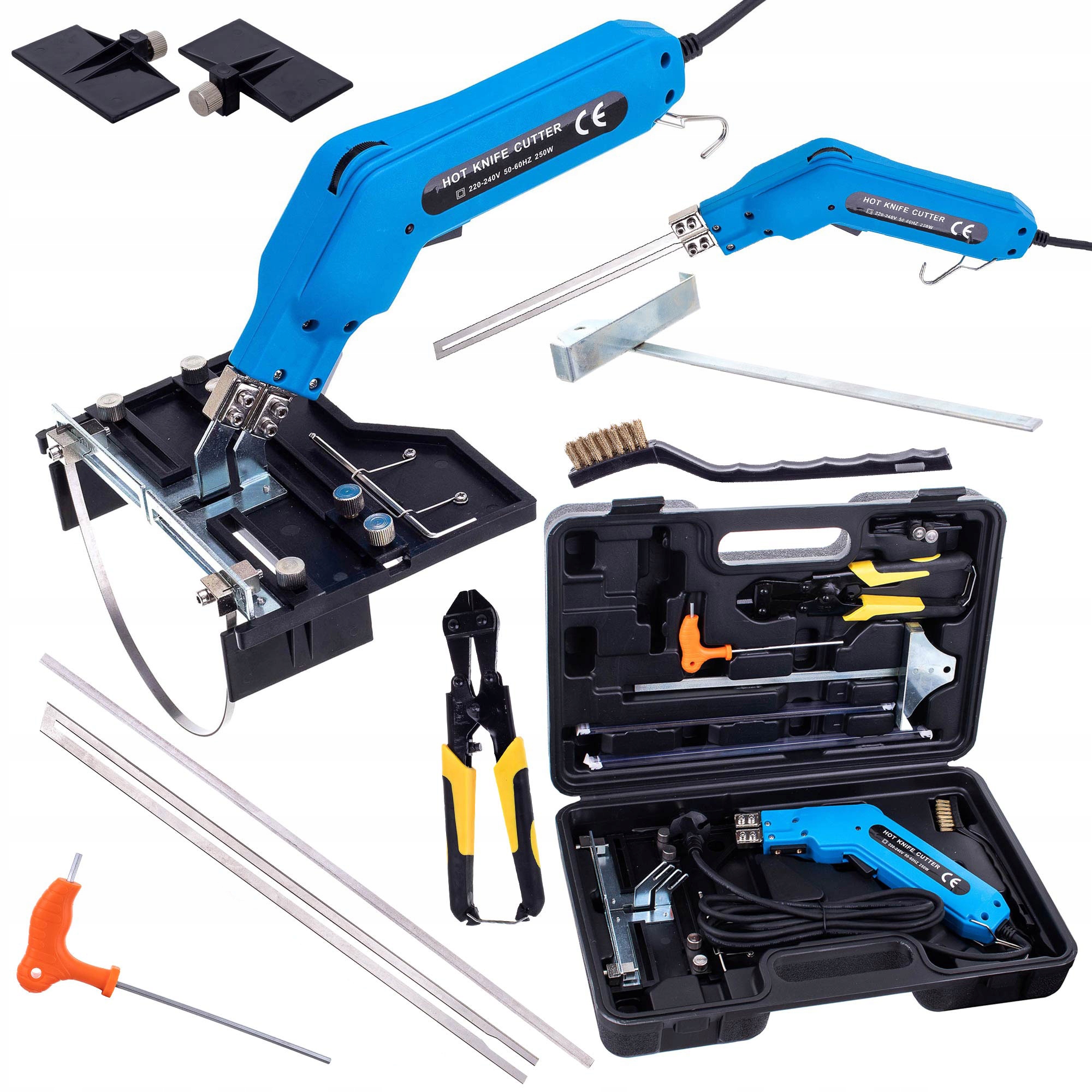 Tepelný Nôž Na Rezanie Polystyrénu Styroduru 250W, Nastaviteľný, Kufrík