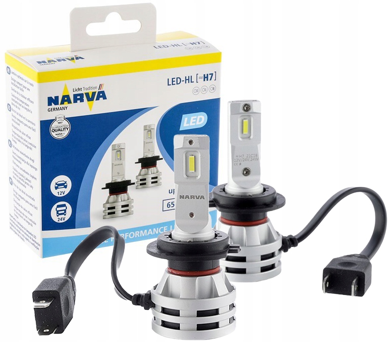 

Żarówki Narva Led H7 6500K 12V 24V 24W 2 sztuki